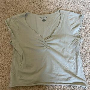 brandy melville light green top